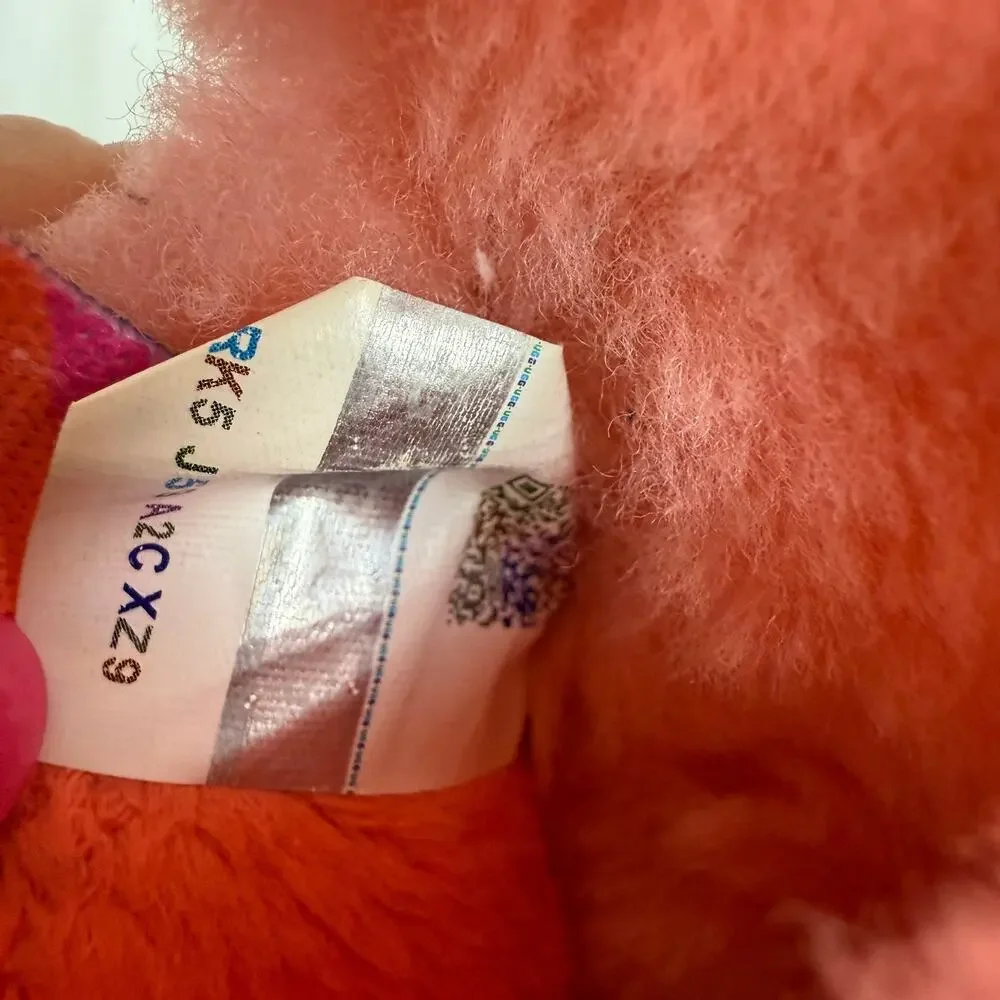 UGG Kids Rainbow Fur Fluff Yeah Slides Slippers Pink Blue Yellow Size 9 Toddler